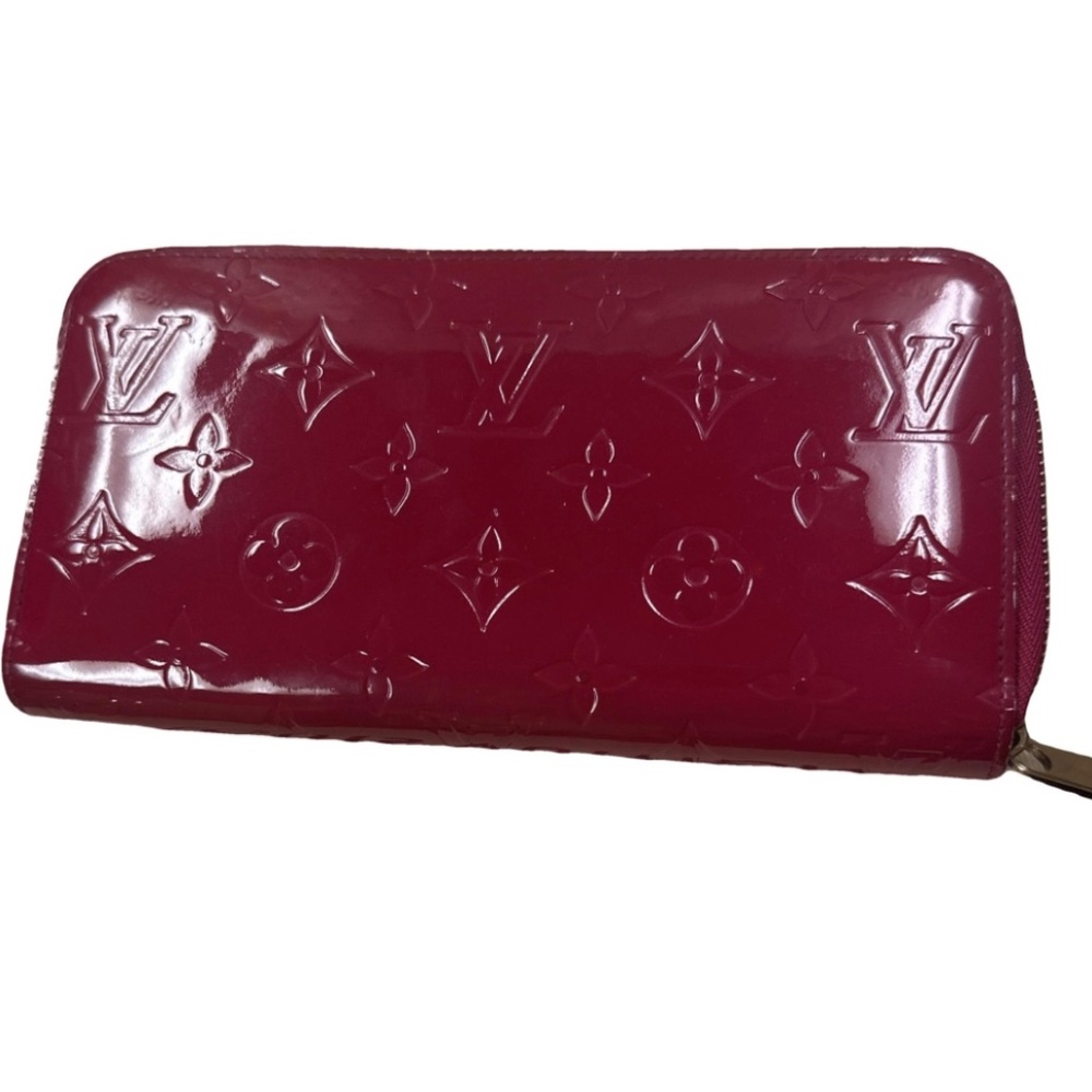 Zippy Rose patent leather Louis Vuitton Wallet
